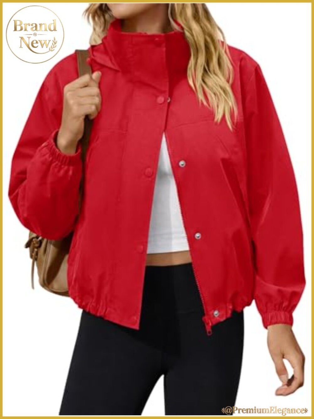 Women's Lightweight Waterproof Rain Jacket Windbreaker Athletic Hiking